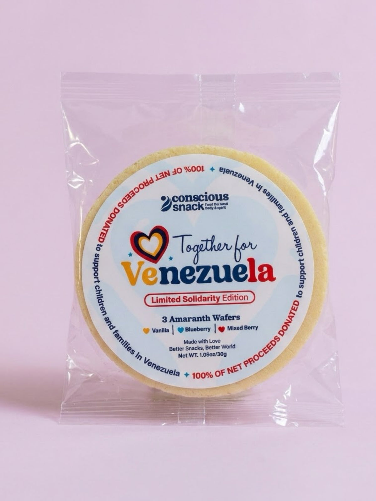 Amaranth Wafers | Every Purchase Helps Venezuela